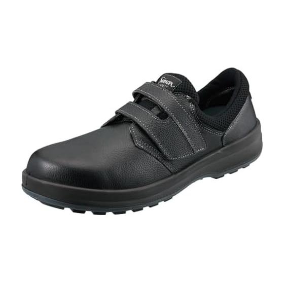 Simon Unisex Adult Safety Comfort Slip Resistance Cushioning Hold SF18 Black Safety Shoes Short Shoes JIS Passed Magic