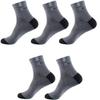 5Pairs Men Cotton Socks Autumn Winter Men Socks Breathable Cotton Sports Socks Breathable Business Socks Size EU39-45