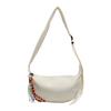 Canvas Casual Dumpling Bag Women'S Fashion Spring And Summer Fashion Trend Single Shoulder High Sense Simple Messenger Bag
