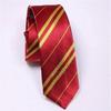 2024 New British Stripes Korean Version of The Tie Fashion Polyester Silk Tie