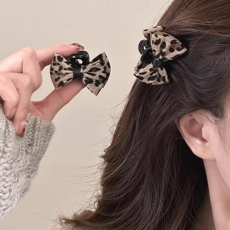 2Pcs Shining Hair Claw Hairpin Princess Headwear Bow Shaped For Y2K Girls Women Headwear