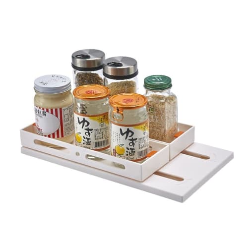 Gladiro Spice Rack, Slim, Easy-Access Spice Storage, 16cm Wide, Rotating Drawer, Space-Saving