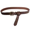 Medieval Full Embossed Wolf Faux Leather Belt Middle Age Renaissance Waist Belt LARP Ren Faire