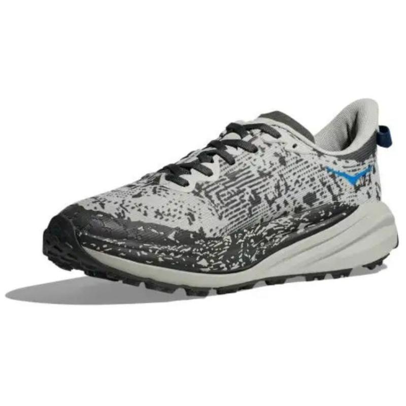 HOKA ONE ONE SPEEDGOAT 6 Cushioned Slip-Resistant Rebound Low-Top Running Shoes Men's Gray Sneakers 1155150-sstt
