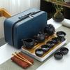 Qiuqiao Portable Ceramic Kung Fu Tea Set