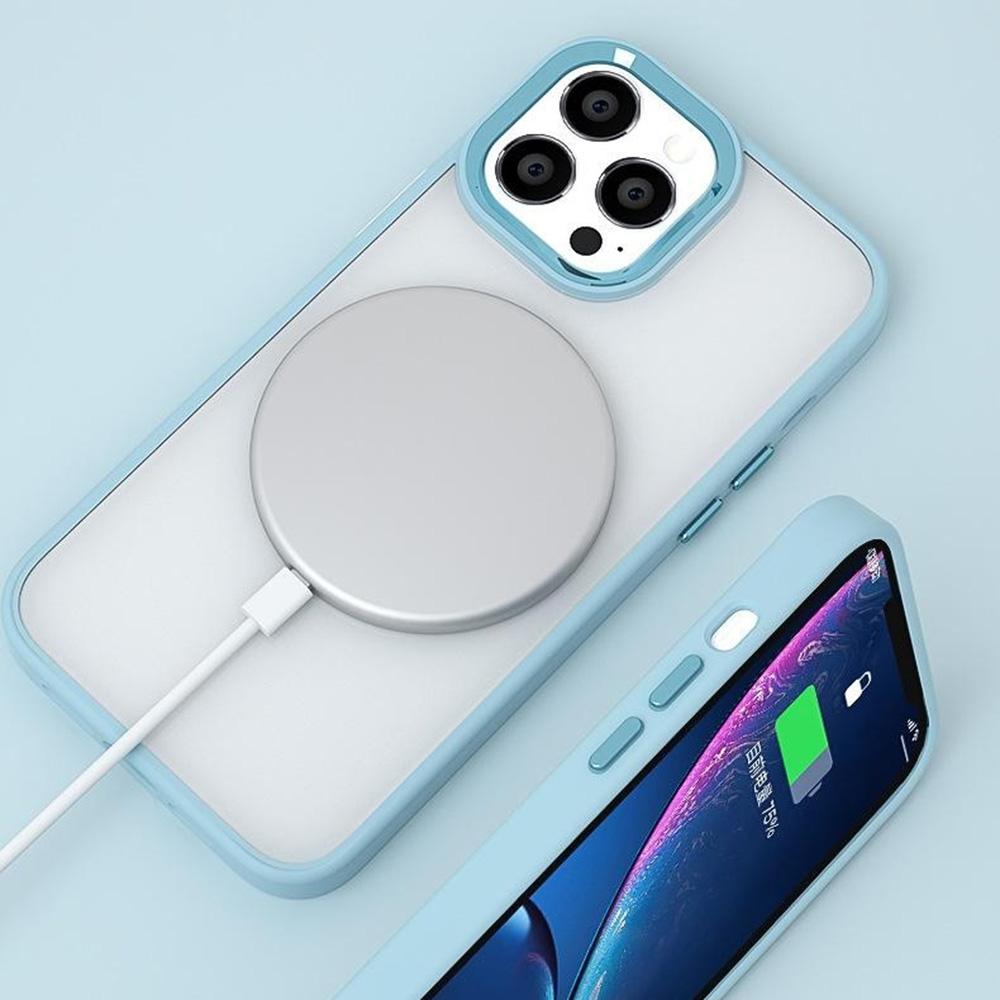 Für iPhone 16 Pro Max Hülle Bonbonfarbe TPU+PC Handyhülle Hautgefühl Hohe Transparenz Rückseite