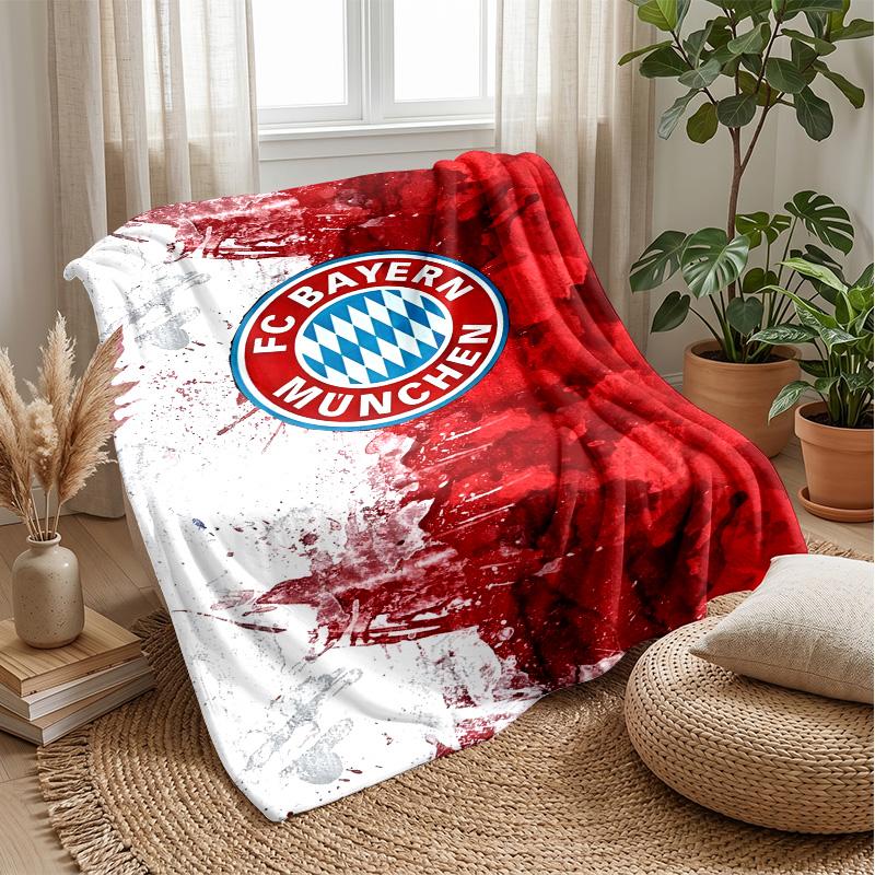 Bayern Munich Theme blanket Soft Flannel Fleece Blanket Warm Lightweight Throw Blanket for Home Sofa Bed
