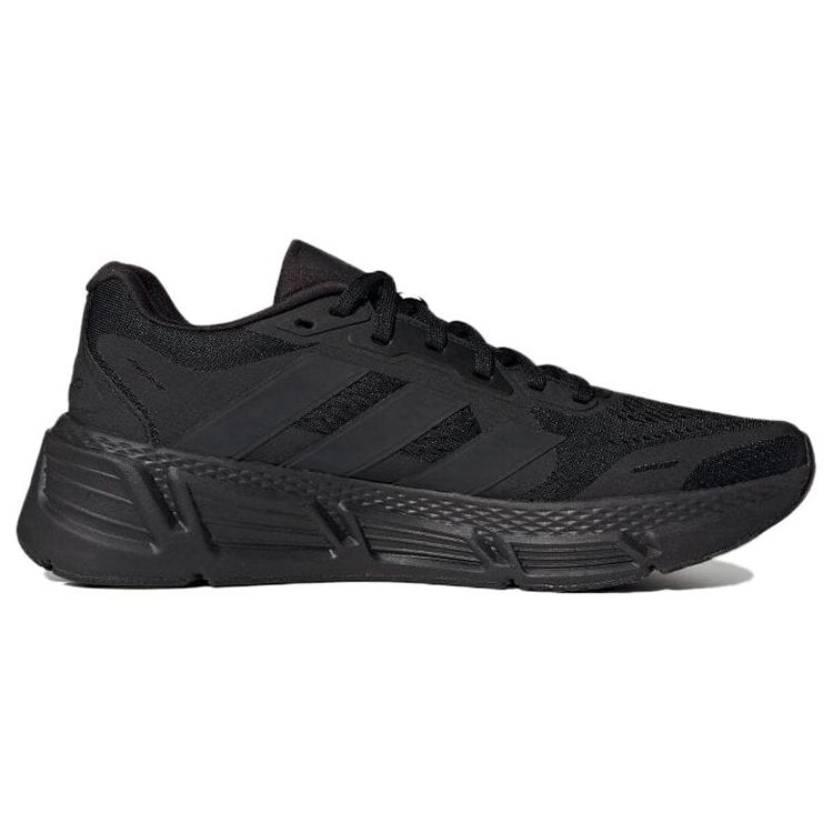 Adidas Questar 2M Round Toe Comfortable Slip Resistant Durable Breathable Low Top Running Shoes Men sneaker Black IF2230