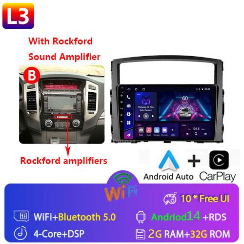 

Для Mitsubishi Pajero 4 V80 V90 2006 - 2014 Автомобильный Радио Мультимедиа Видео Плеер Навигация GPS Нет 2din 2 din carplay Android auto