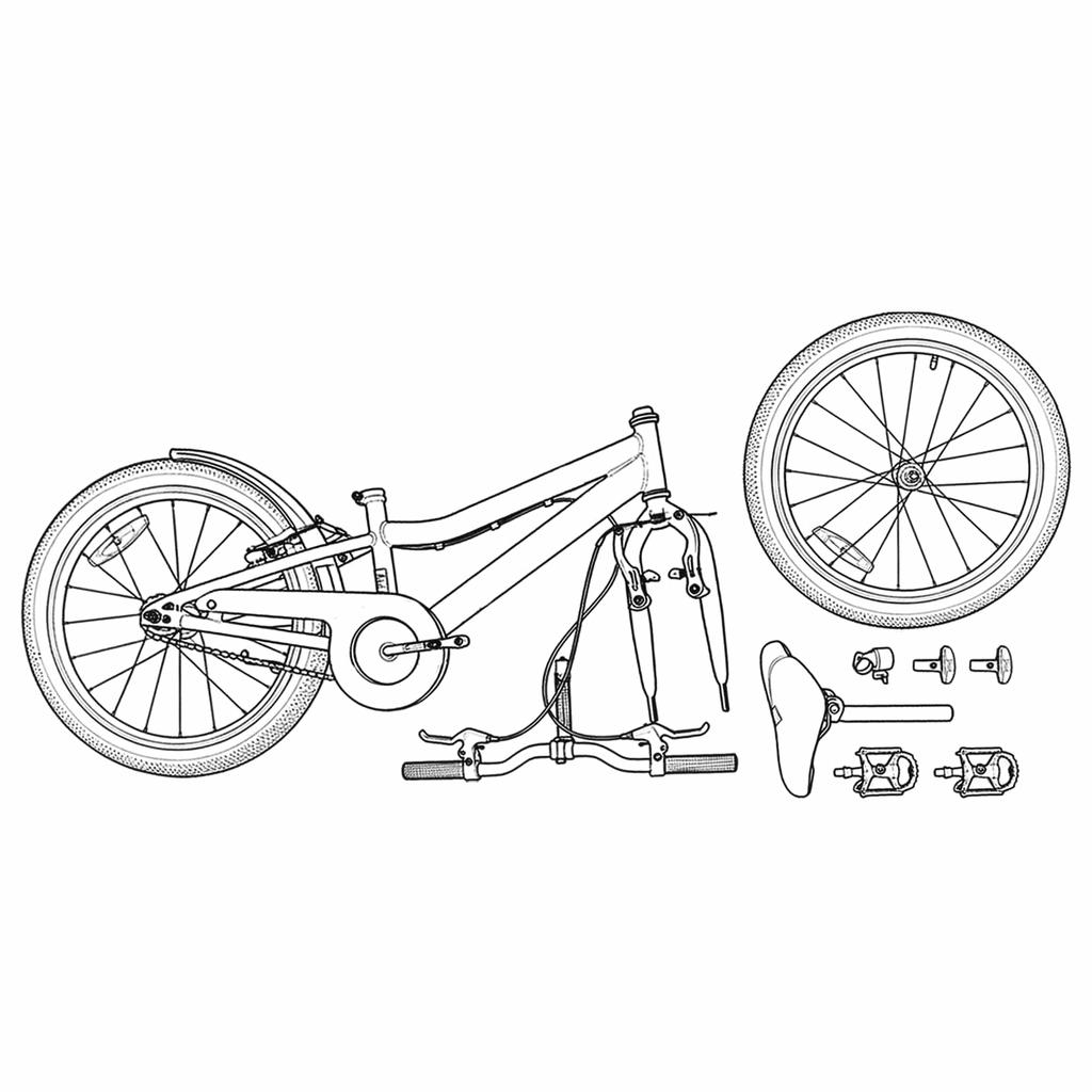 Kids  Bicycle 20 Inch 6 Speed for Ages 6 11 Black