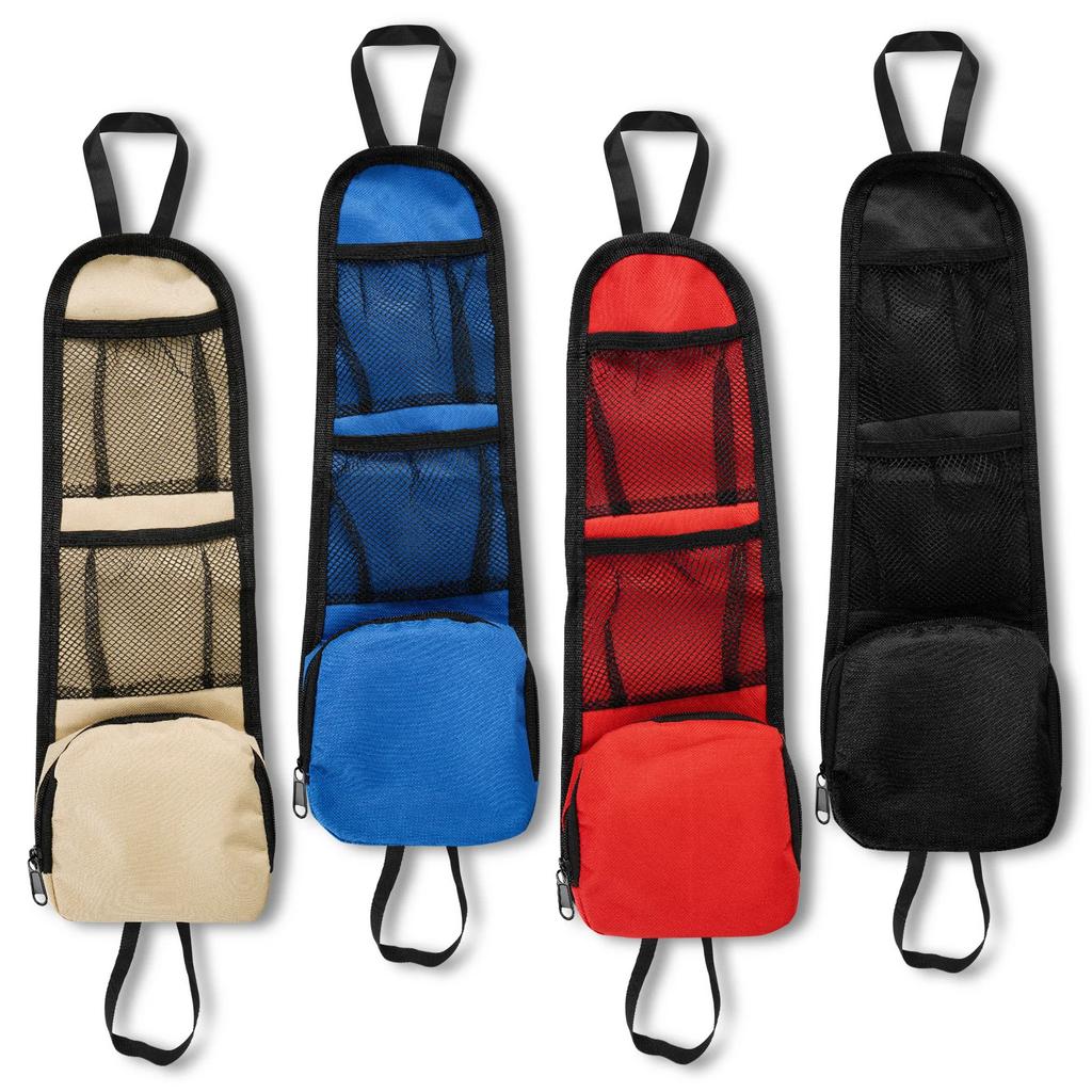 1 Piece Car Seat Back Hanging Bag Oxford Cloth Waterproof Thermal Pressure Resistant Handle Side Storage Bag Vehicle Compression