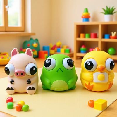 Internet-Famous Hit Animal Squishy Toys Cartoon Cute Pet Stress-Relief Gadgets -Style Children's Squishable Dolls  Small Toys