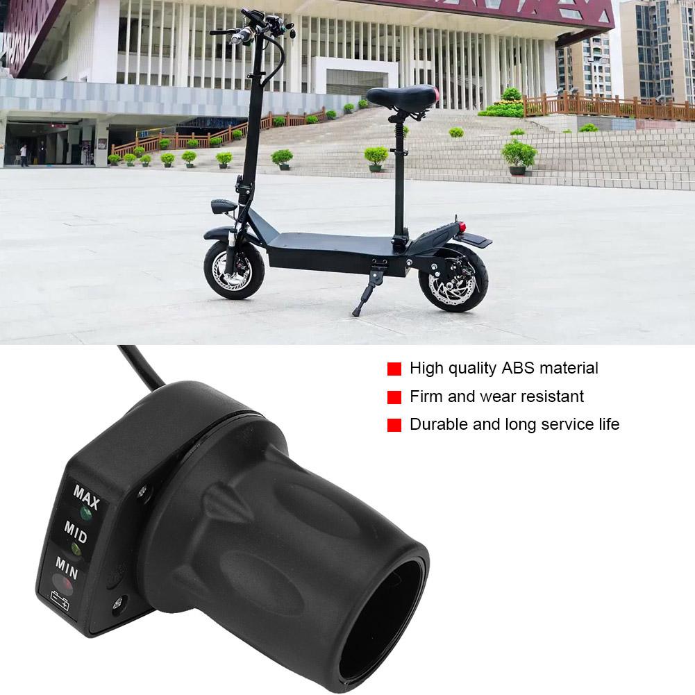 36V Half Twist Throttle with Battery Indicator for Folding Mini Electric Bikes Scooters