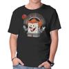 Unisex Crew Neck T-Shirt As Long As We All Float Graphic Short Sleeve Casual Tee