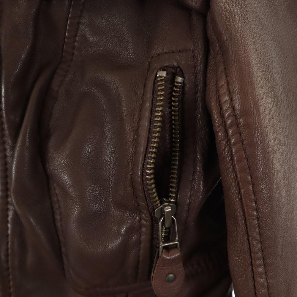 Kožená bunda MAX&CO 38 Hnědá Dámská Použitá