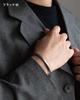 TAVARAT Twisted Brass Made In Size Men's Bangle, Japan, Unisex, Tps-175 (Black, M)