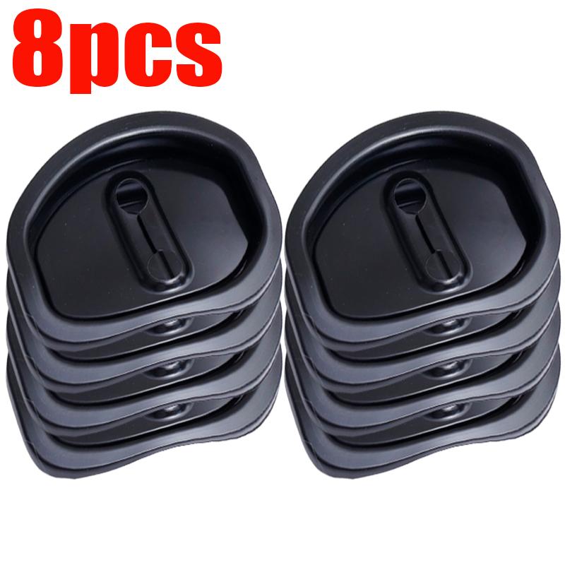 Motors Door Lock Rubber Sleeve Protective Pad Car Door Shock Absorption Buffer Anti-collision Stickers Interior Mirrors 6