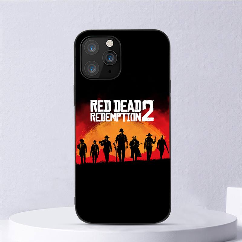 Juego Red Dead Redemption 2 funda de teléfono para Iphone 11 12 Mini 13 14 Pro Xs Max X 8 7 6s Plus 5 Se Xr Shell