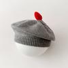 Knit Bonnet Kids Knitted Hats Fashion Artist Painter Cap Warm Hat Baby Beret Hat  Outdoor