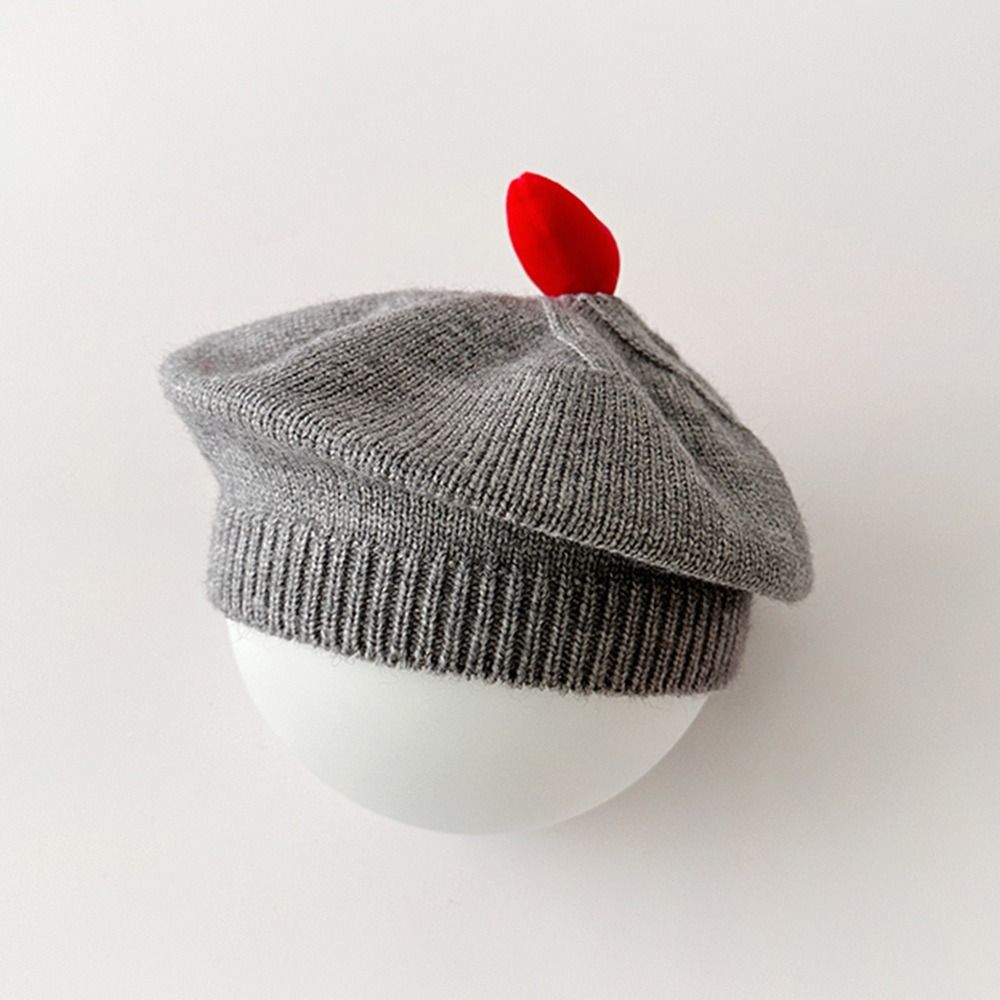 Knit Bonnet Kids Knitted Hats Fashion Artist Painter Cap Warm Hat Baby Beret Hat  Outdoor