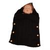 Sleeping Knitted Bag Newborn Baby Autumn Winter Button Stroller Bag Sleeping