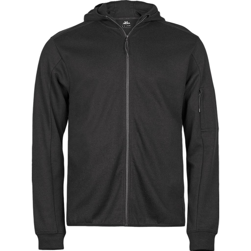 Tee Jays Mens Athletic Hooded Full Zip Hoodie