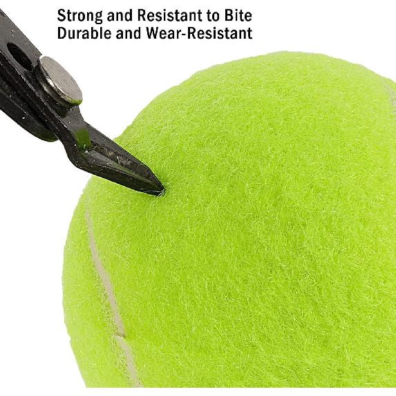 SOCO 16 Pack Small Tennis Balls for Pet Playing Fecth, 2 Inch Dog Training Tennis Balls for Mini Size Dogs, Interactive Dog Playing Balls Fits All 2