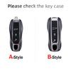 Für Porsche Panamera Cayenne 971 911 9YA Macan Boxster Keyless Protector Autoschlüsselhülle Lederabdeckung Schale Autozubehör
