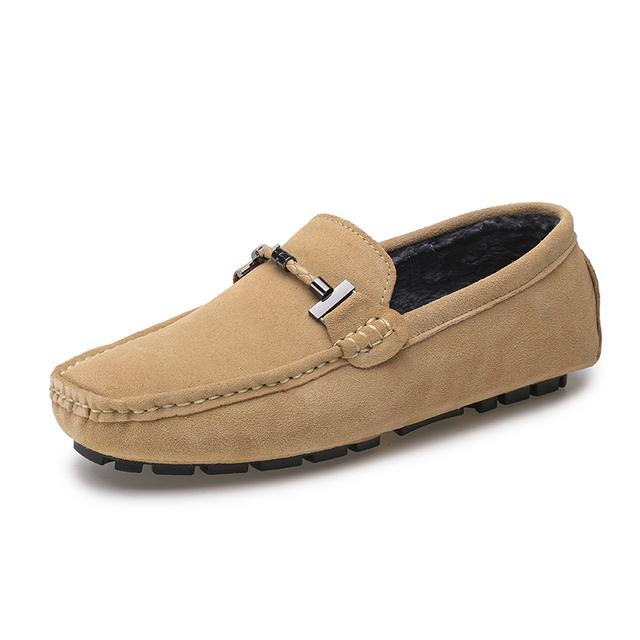 Iarnă Vinde Mocasini Bărbați Pantofi Loafers de Înaltă Calitate din Piele Naturală Pantofi Bărbați Pantofi Plați Calduroși din Pluș Pantofi de Condus Mărimi Mari 38 -47