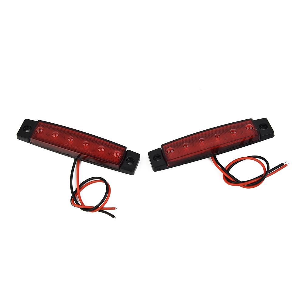 Stop 2x For Truck Safe~ Trailer Light Tail Brake 8.3" Sealed Rv Red Bar Turn
