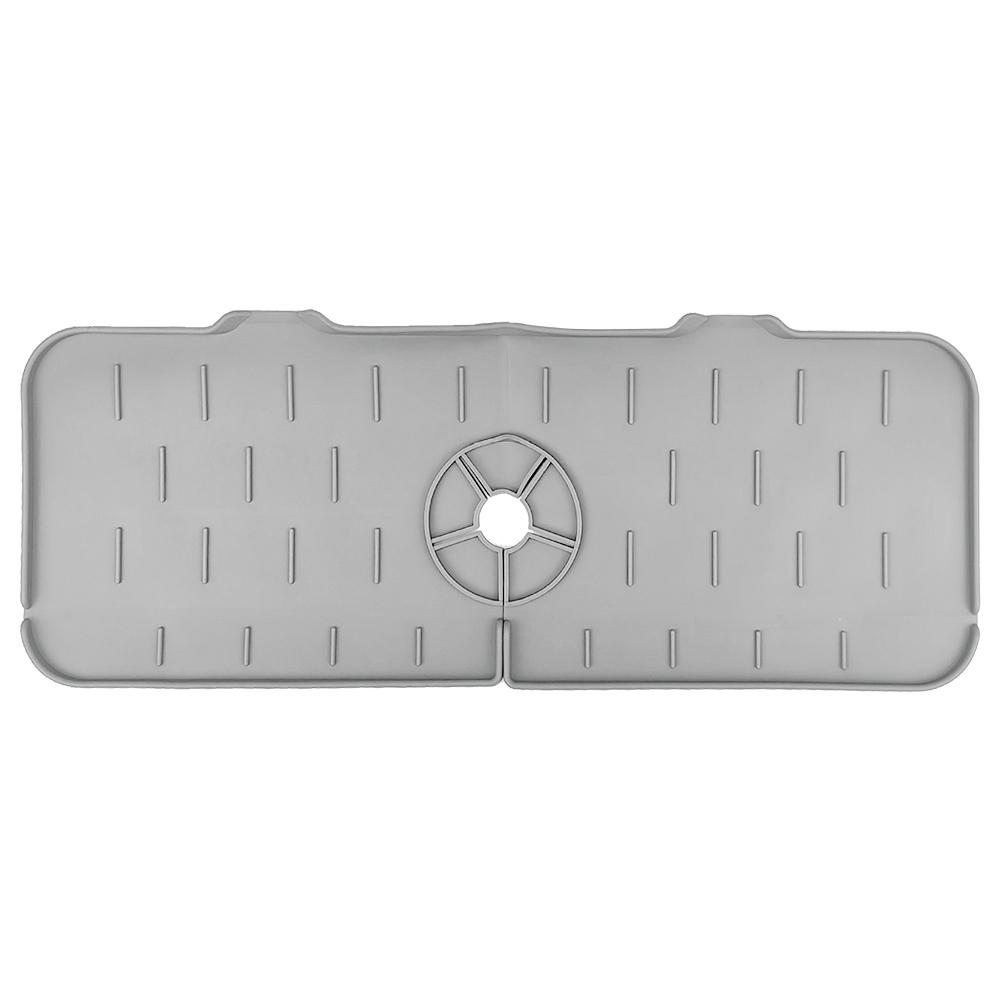 Faucet Splashproof Pad Anti-Spray Faucet Water Catcher Mat Non-Slip Faucet Handle Drip Catcher Tray for Kitchen Sink Accessories