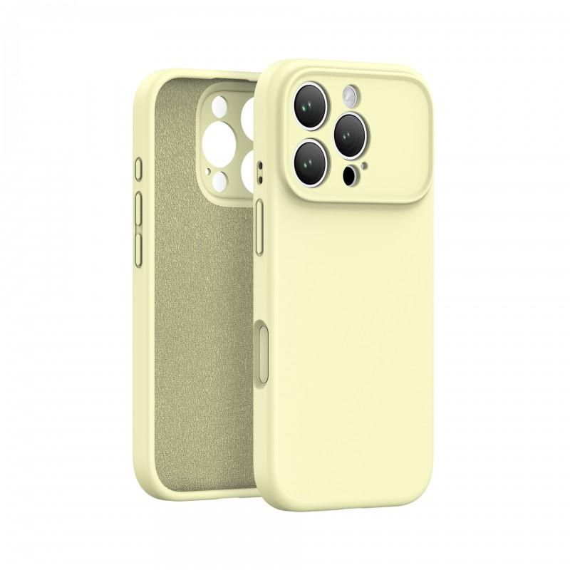 Liquid Silicone Phone Case IPhone 17 Pro Slim Shockproof Cover With Precise Cutouts Minimalist Solid Color