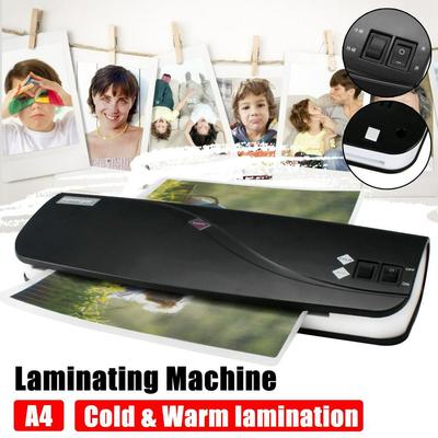Professioneller Laminator Büro Heiß Kalt Laminiergerät A4 Dokument Foto Blisterverpackung Kunststofffolienrolle Laminator 220V