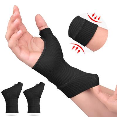 Thumb Wrist Support Brace with Gel Pad – Breathable Compression Sleeve for Arthritis, Tendonitis & Pain Relief (1 Pair)