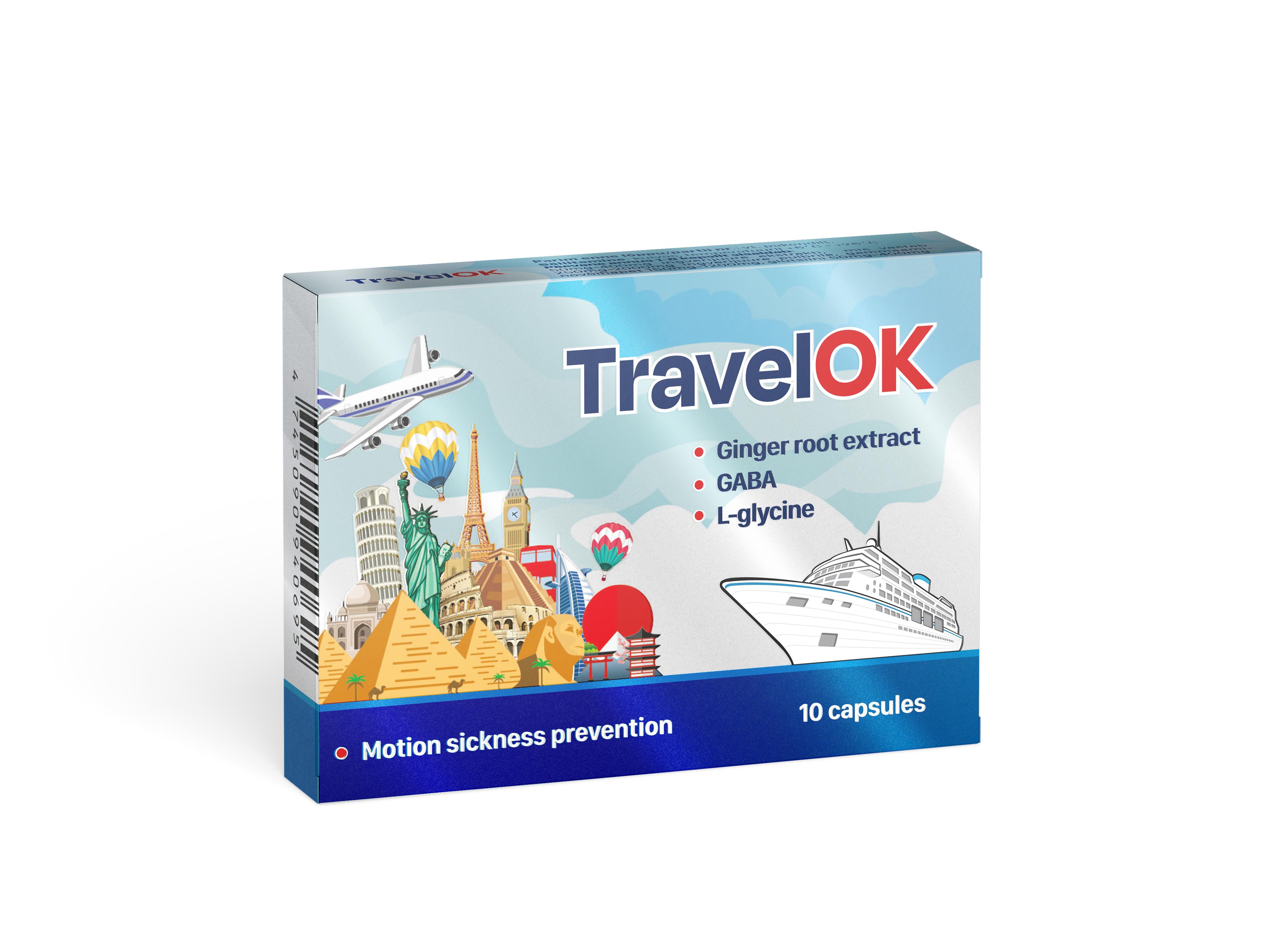 

Ginger travel capsules TravelOK N10