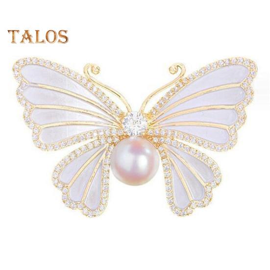 

Женская брошь в форме бабочки, искусственный жемчуг, стразы, украшение, капающее масло, противоскользящее, для воротника пальто, шляпы, шарфа, прищепка, украшения для выпускного бала, одежды белый