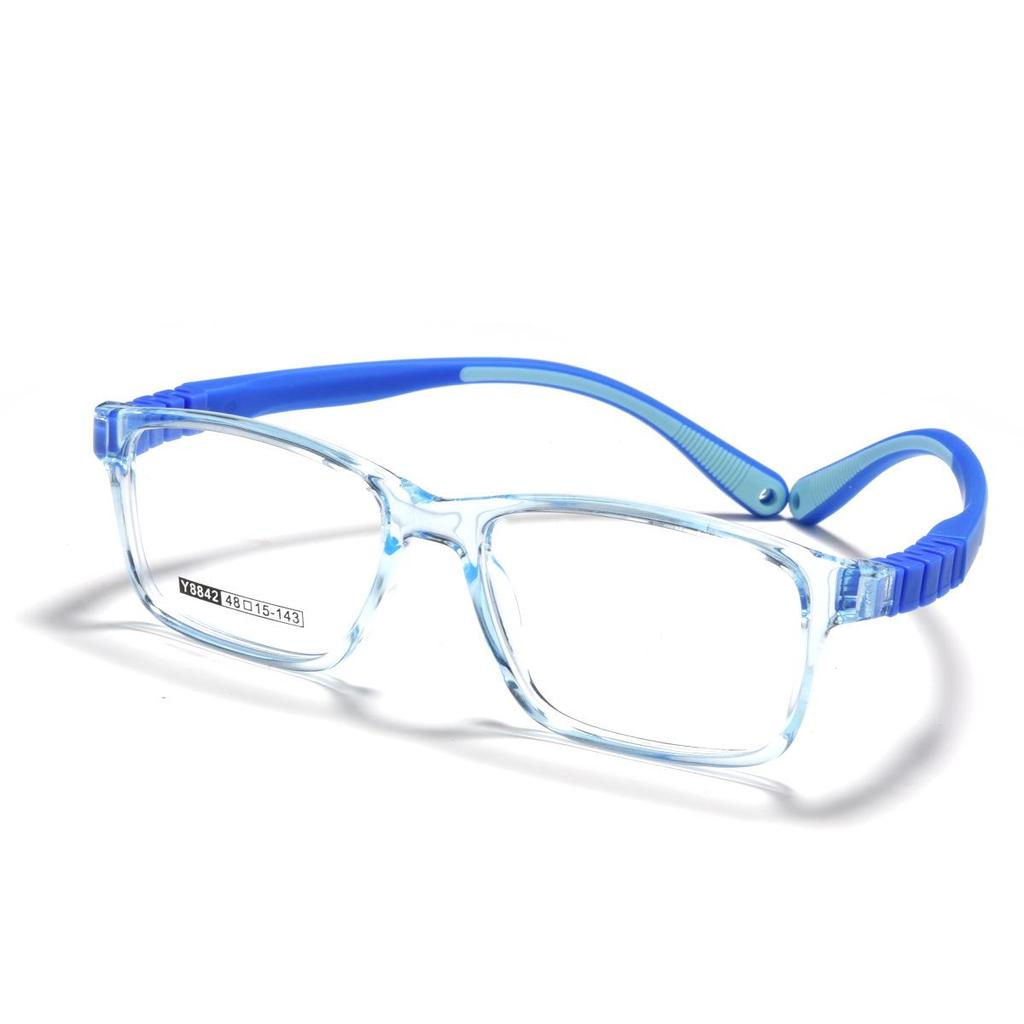Medical Grade Myopia Control Glasses for Kids 6-10 Years - Skin-Friendly, Non-Slip Silicone Frame with Removable Temples.