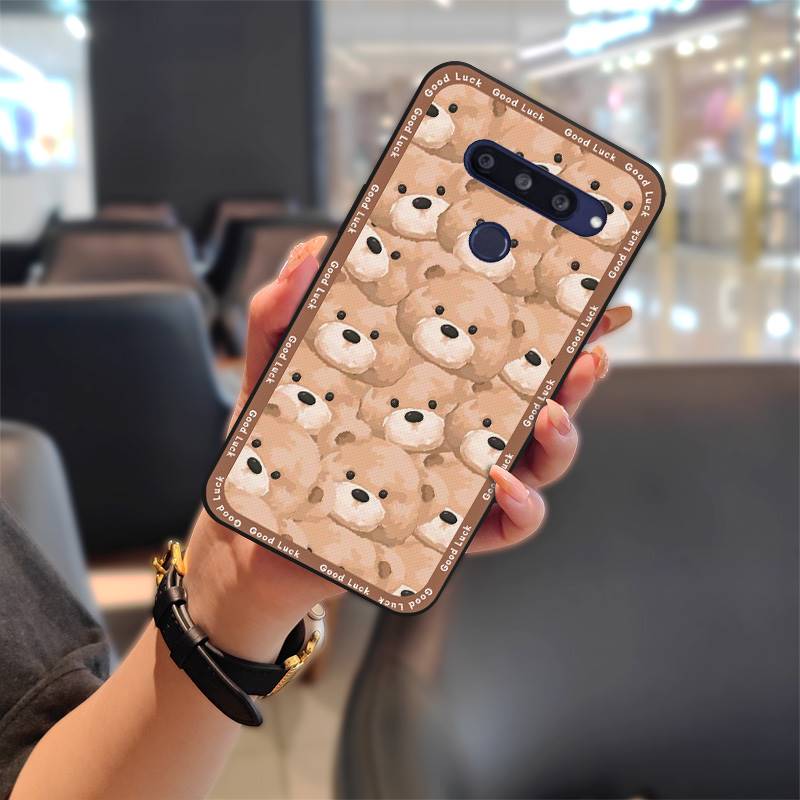 Waterproof Anti-dust Phone Case For LG V40 Back Cover Cute Shockproof Cover Full Wrap Protective Cartoon Durable TPU