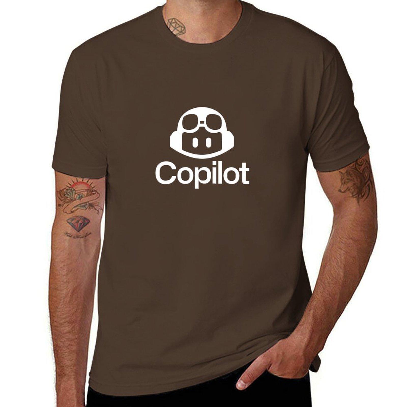 GUOYAN TOP GitHub Copilot - Je AI pair programmeur T-shirt zomer top op maat heren t-shirt grafisch 3XL