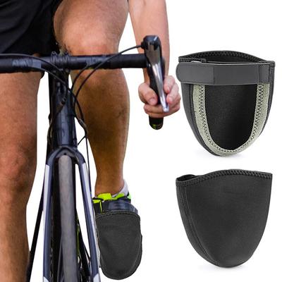 1 Paar Winddichte Thermische Radsport-Überschuhe Knöchelbandage Rennrad Zehenabdeckungen Fahrradschuhabdeckungen Zehenwärmer
