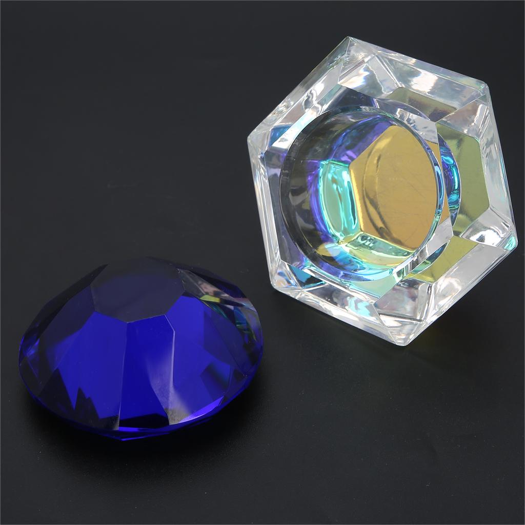 Nail Art Acrylic Liquid Powder Bowl Dish Portable Nail Liquid Cup Manicure Tool