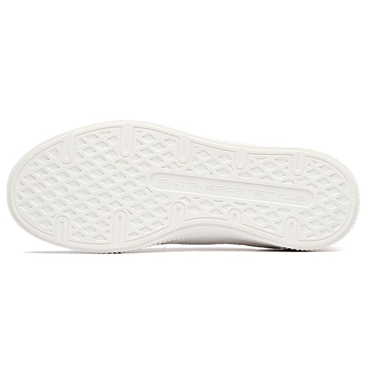 Anta Non-Slip Durable Low-Top Skate Shoes Women Sneakers White 122118061-2