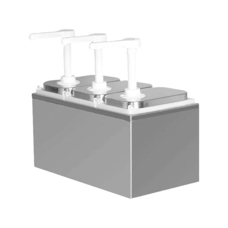 Manual Syrups Squeeze Bottle Durable Stainless Steels Sauce Dispenser Pump Large Capacity For Bar Restaurants Coffee Shop