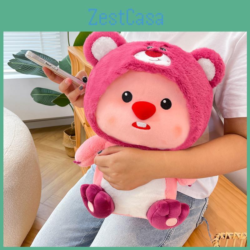 Cute Strawberry Teddy Bear Plush Toy Soft And Huggable Stuffed Animal For Girls 35cm 45cm 60cm