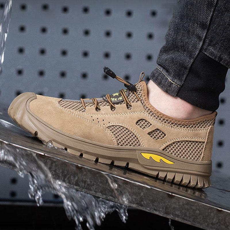 

Oulylan Wear Resistant Safety Footwear Protective Footwear For Worker Men Steel Toe Labor Boots Puncture Proof Work Shoes 46