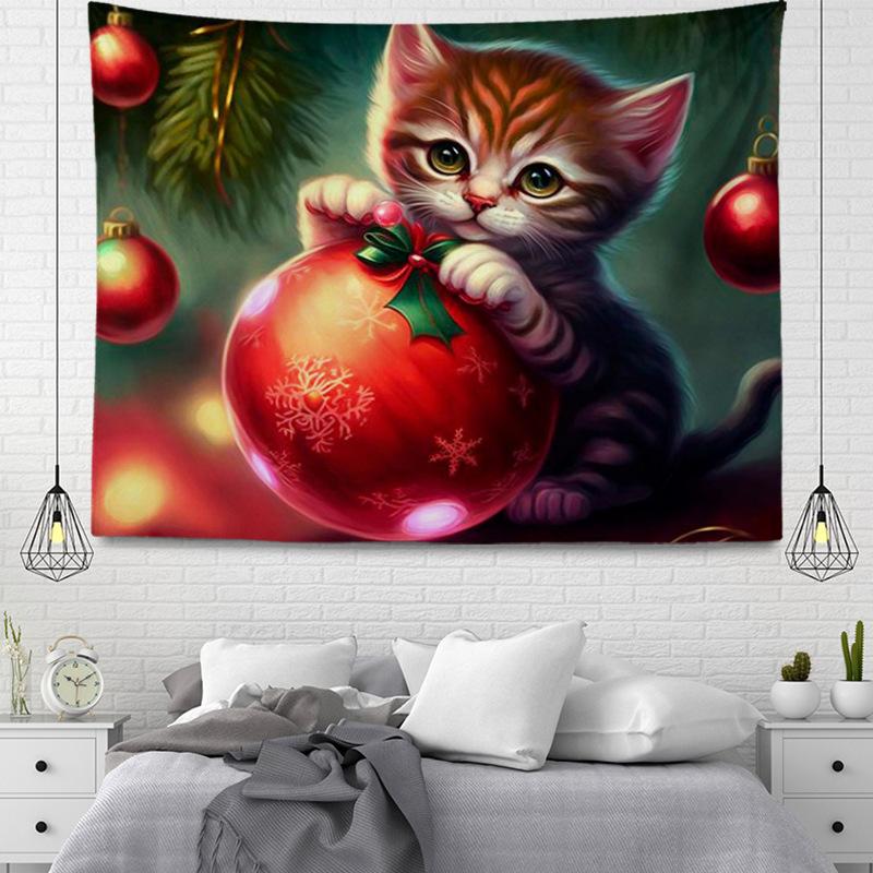 Weihnachtsserie zum Aufhängen, Stoffteppich