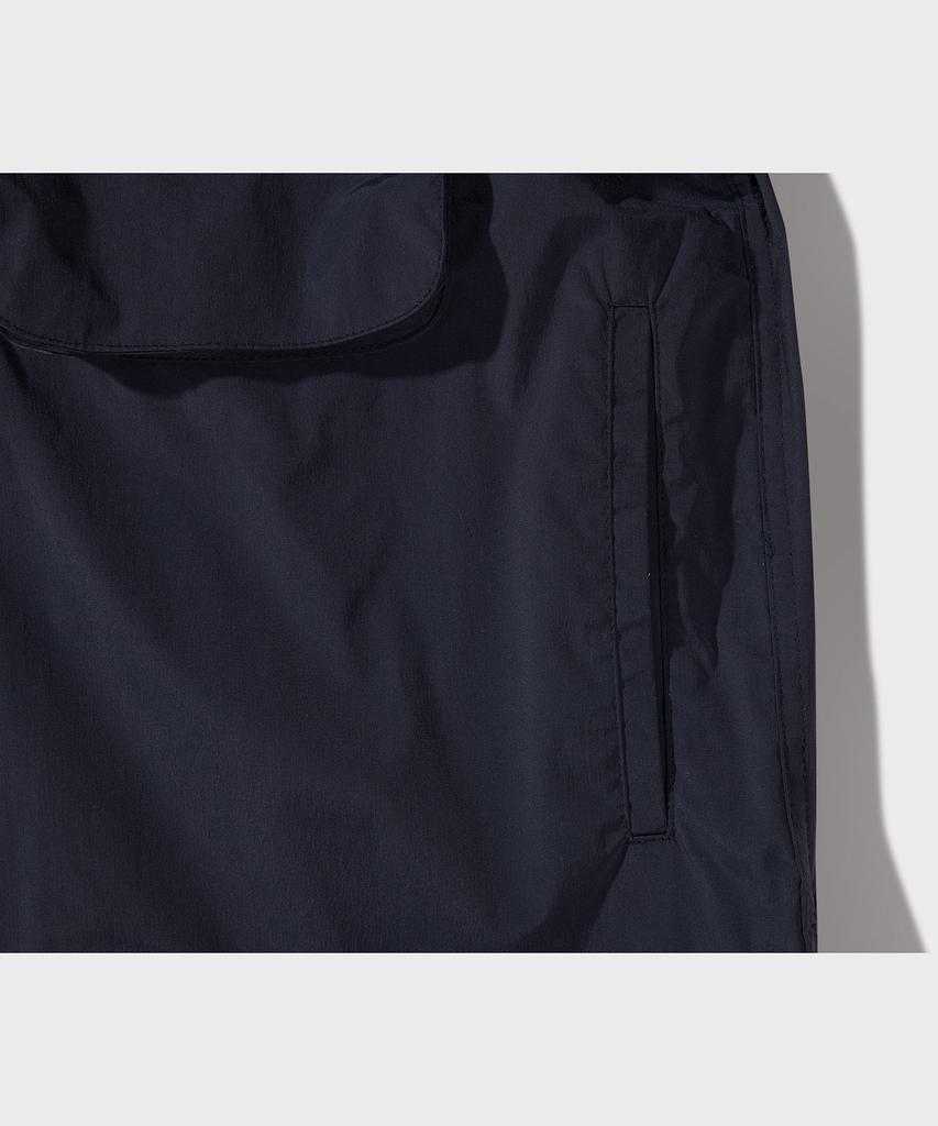 Ffeff Studio 3D Pocket Standard Collar Zip-Up (Navy)