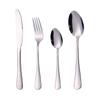 Stainless Steel Tableware, Knives and Forks, Spoons, Western Food Steak Knives and Forks, Household Thickened Pointed Spoons, Round Spoons, Supplies