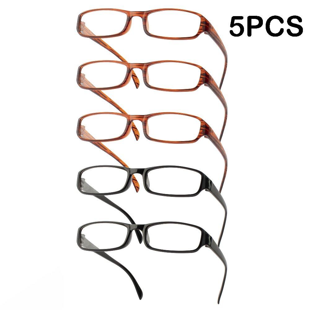 

5PCS Latest Reading Eyeglasses Male Female Anti- Blue Presbyopic Glasses Premium-quality Durable Antifatigue Computer Eyewear C1