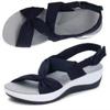 Plus Size 35-43 Shoes for Women Sandals Summer Roman Bow Platform Wedges Non Slip Beach Shoes Walking Comfortable Sandalias